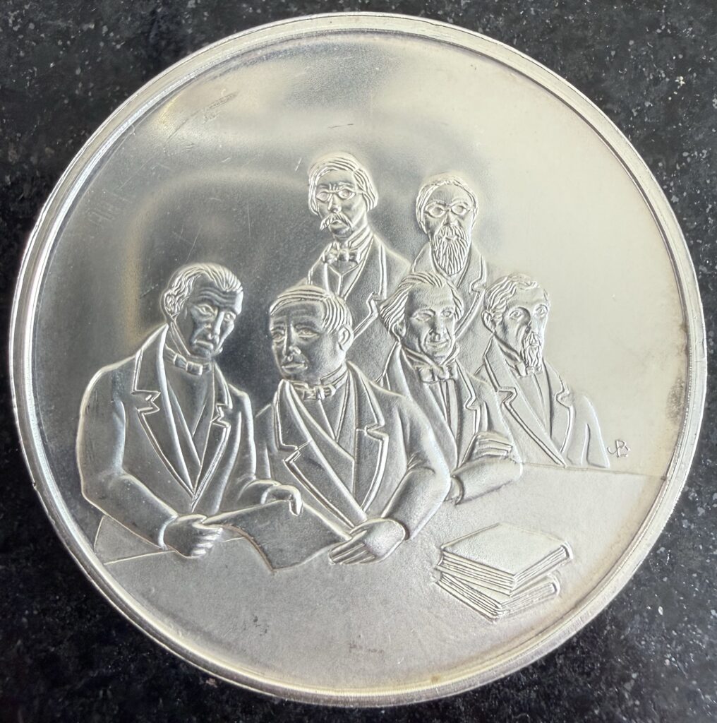 Inicio TodoPrecio.com 5 Medalla Los Liberales Constitución 1857 Plata .925 | Benito Juárez