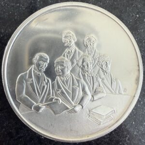 Medalla Los Liberales Constitución 1857 Plata .925 | Benito Juárez