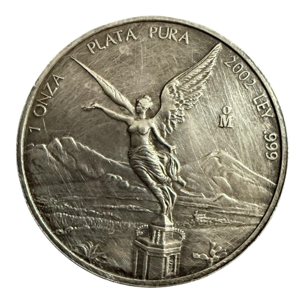 1 Onza Libertad 2002 Plata Pura .999 México Mo.