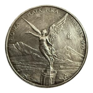 1 Onza Libertad 2002 Plata Pura .999 México Mo.