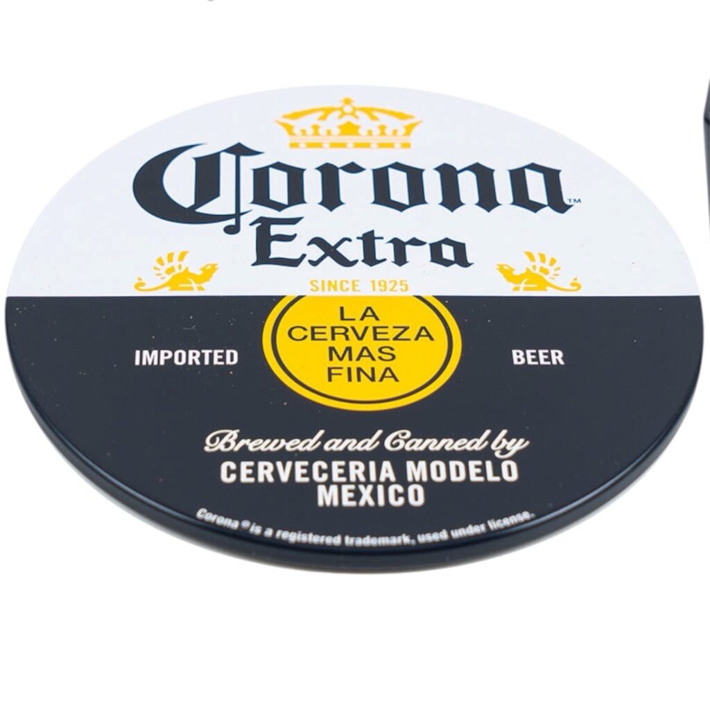 Souvenir Metálico Corona Extra – La Cerveza Más Fina