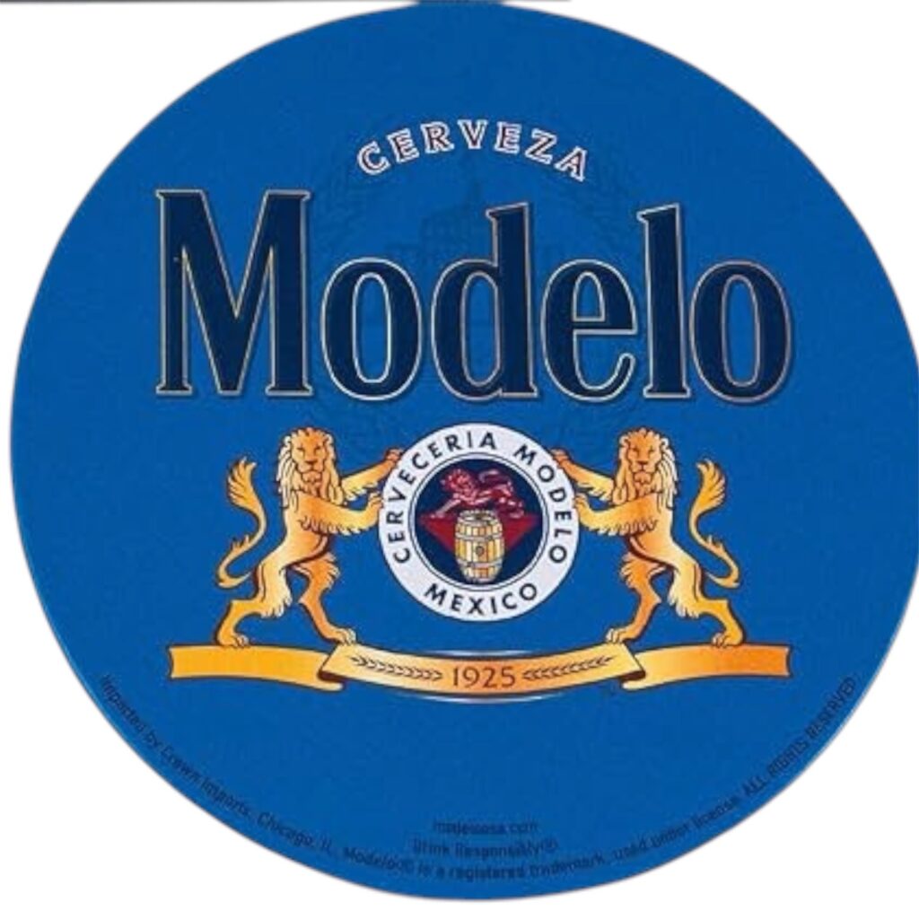 Souvenir Metálico Cerveza Modelo – Tradición Mexicana
