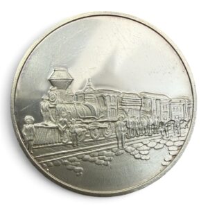 Medalla Plata .925 1961 Ferrocarril Mexicano México-Veracruz
