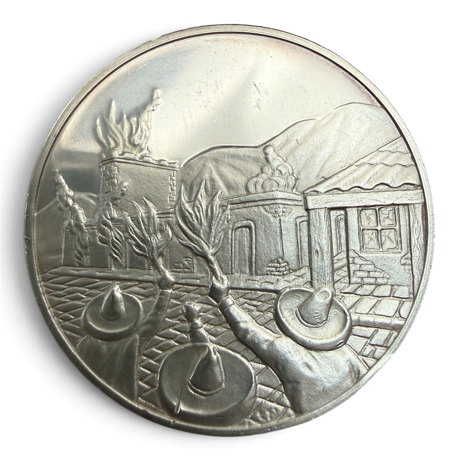 Medalla Plata .925 1971 Huelga de Río Blanco 1907 1 Medalla Plata .925 1971 Huelga de Río Blanco 1907