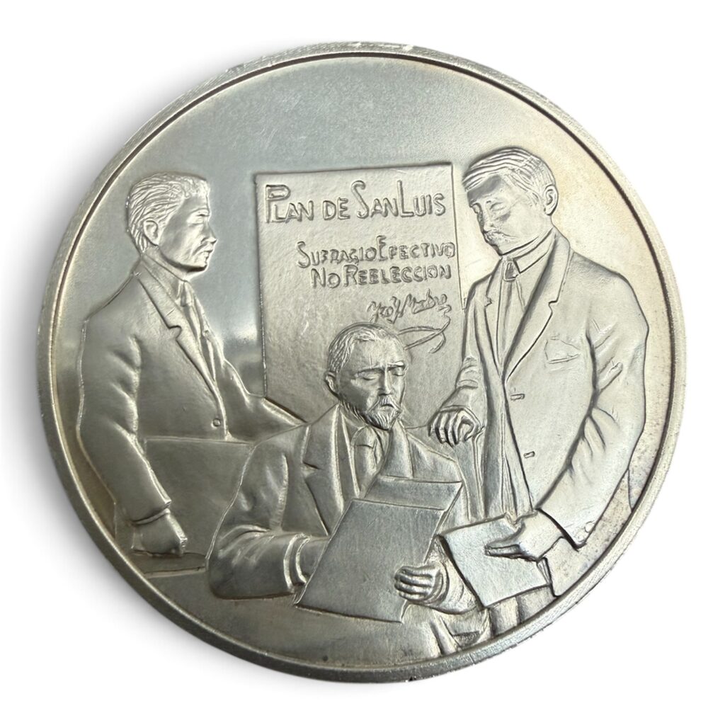 Inicio TodoPrecio.com 2 Medalla Plata .925 1971 Plan de San Luis Madero