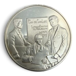 Medalla Plata .925 1971 Plan de San Luis Madero