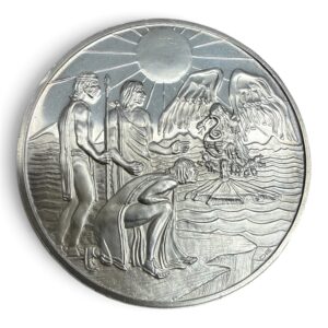 Medalla Fundación de Tenochtitlan 1325 Plata .925