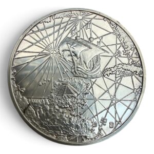 Medalla Plata .925 Descubrimiento de México 1517 | Yucatán Chichén-Itza