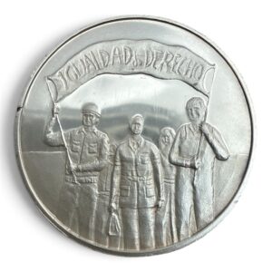 Medalla Plata .925 Igualdad y Derecho Franklin Mint