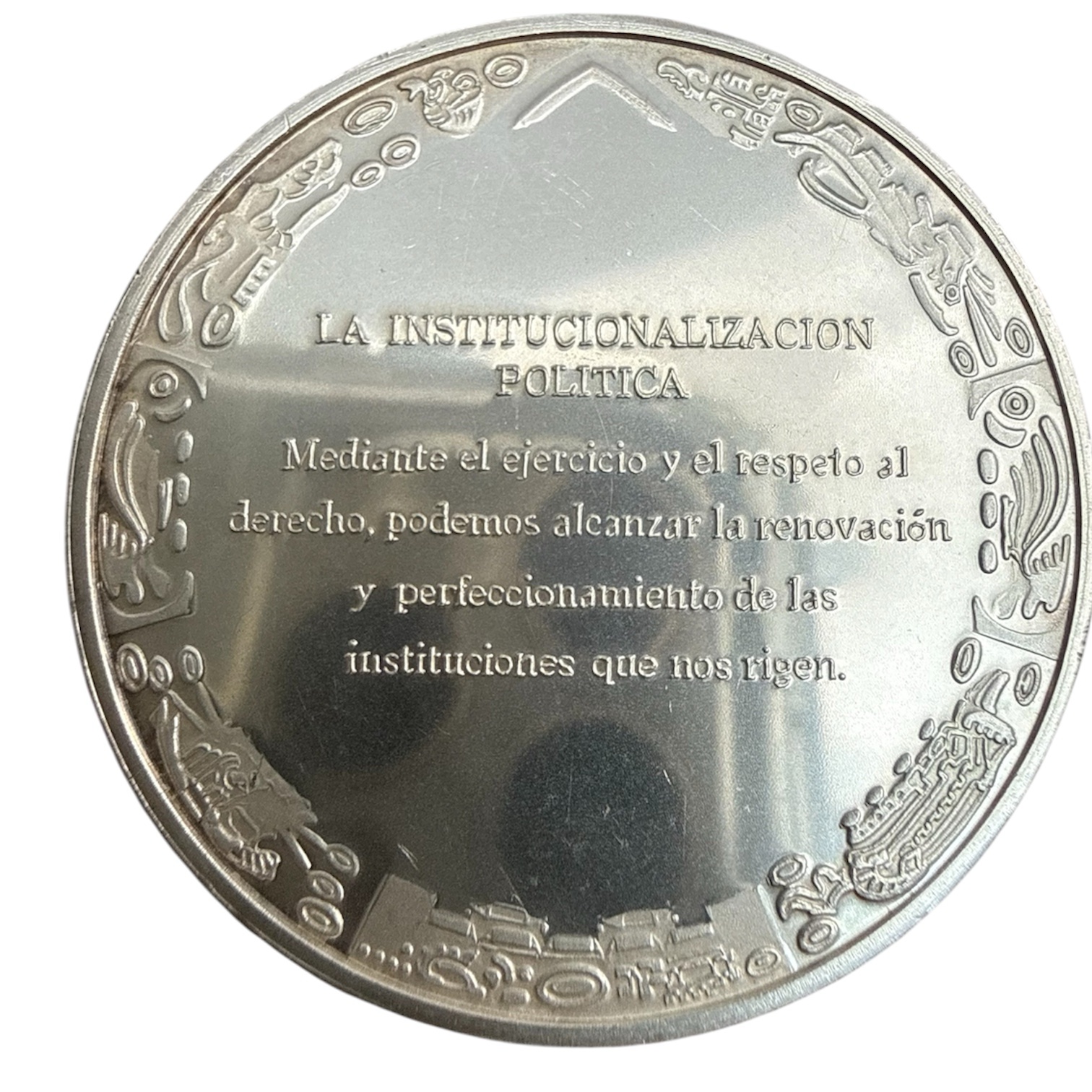 Medalla Plata .925 Igualdad y Derecho Franklin Mint 2 Medalla Plata .925 Igualdad y Derecho Franklin Mint - Image 2