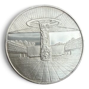 Medalla Plata .925 Museo Nacional de Antropología
