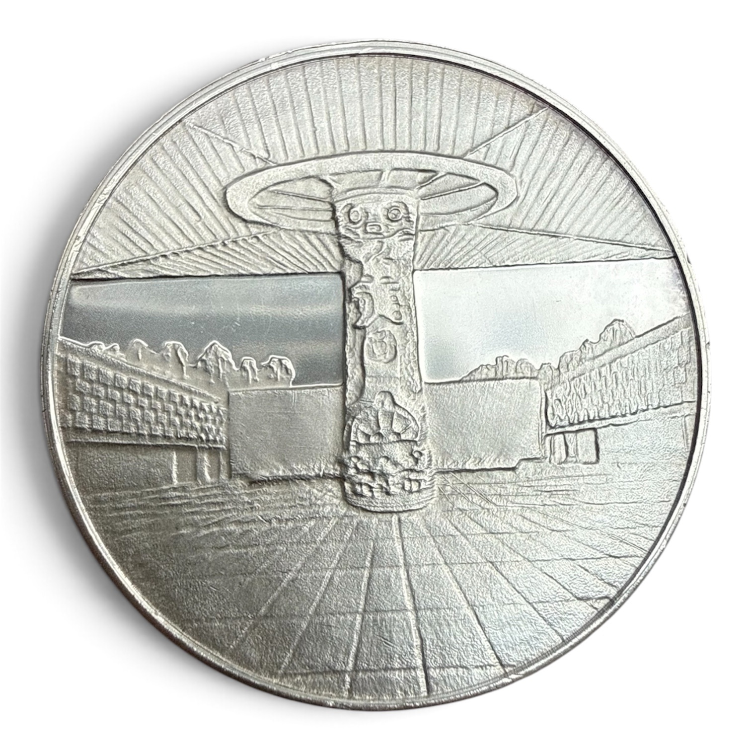 Medalla Plata .925 Museo Nacional de Antropología 1 Medalla Plata .925 Museo Nacional de Antropología