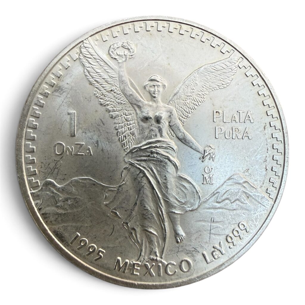 Onza Libertad 1995 Plata Pura Ley .999 México