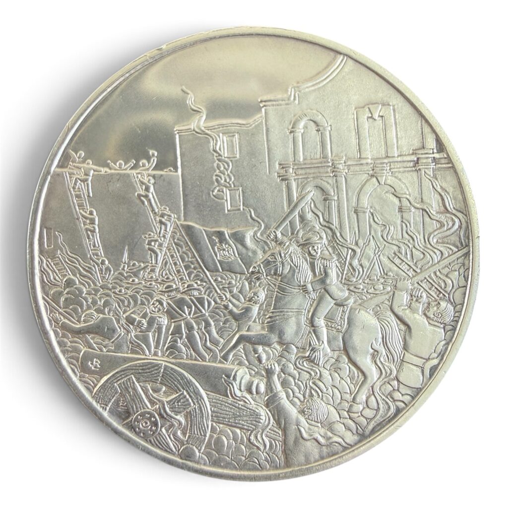 Medalla La Separación de Texas Plata .925 48 g 1971