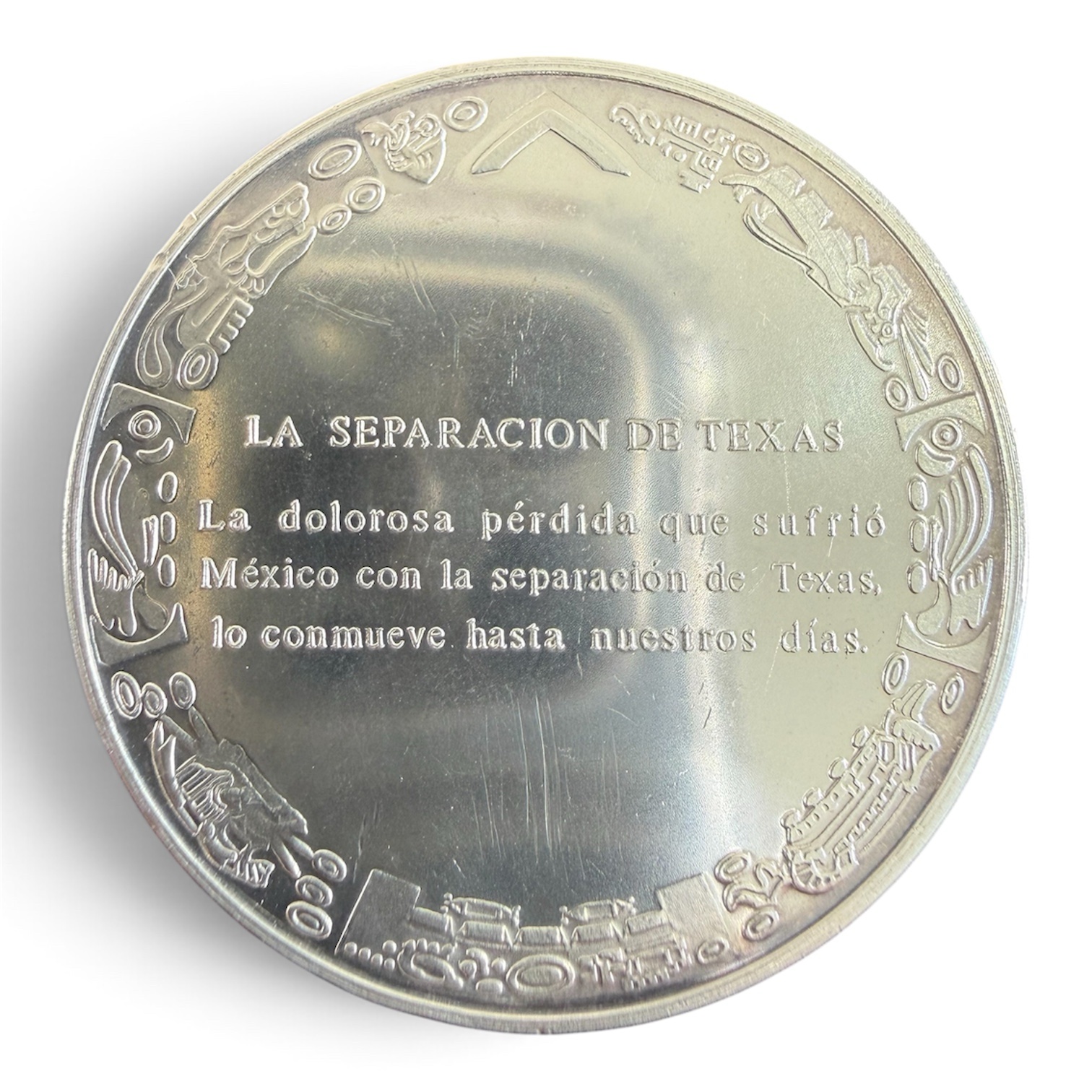 Medalla La Separación de Texas Plata .925 48 g 1971 2 Medalla La Separación de Texas Plata .925 48 g 1971 - Image 2