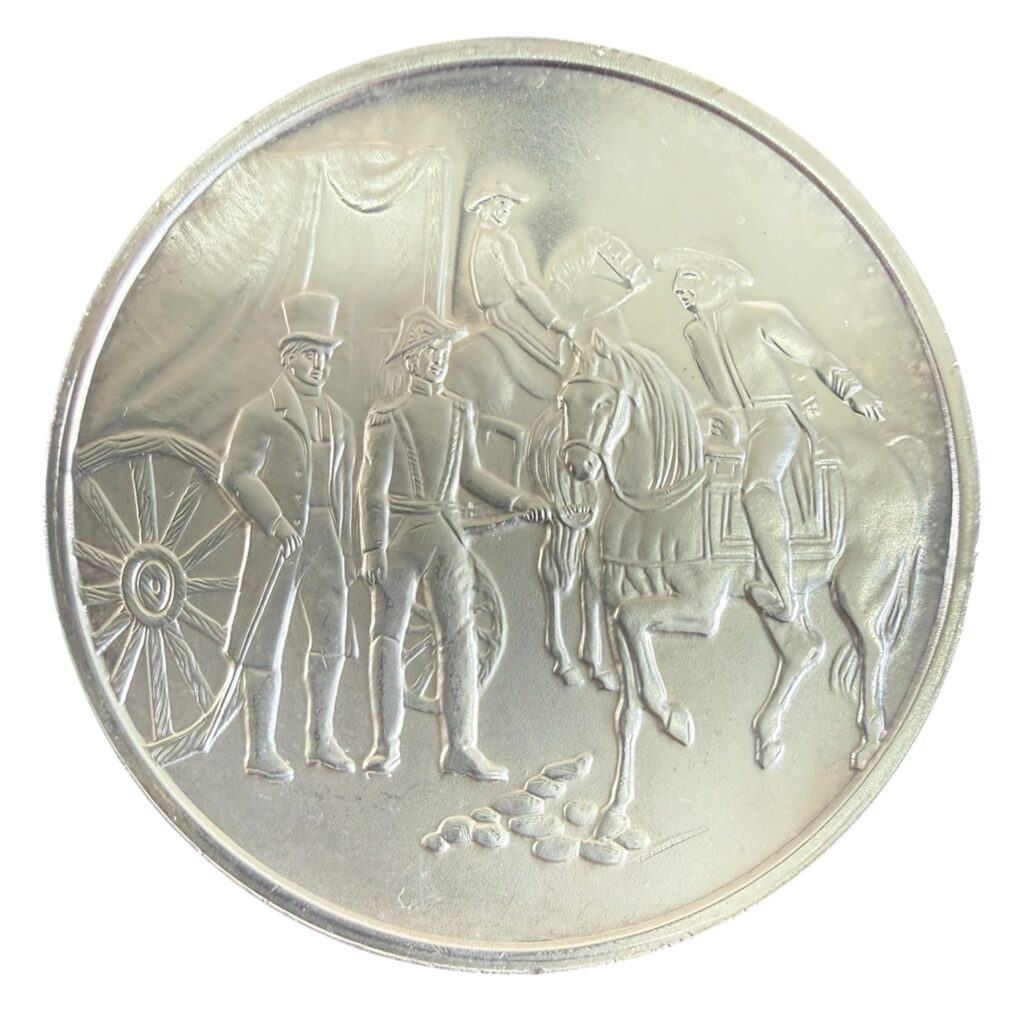 Medalla Prisión de los Primeros Caudillos Plata .925 1971