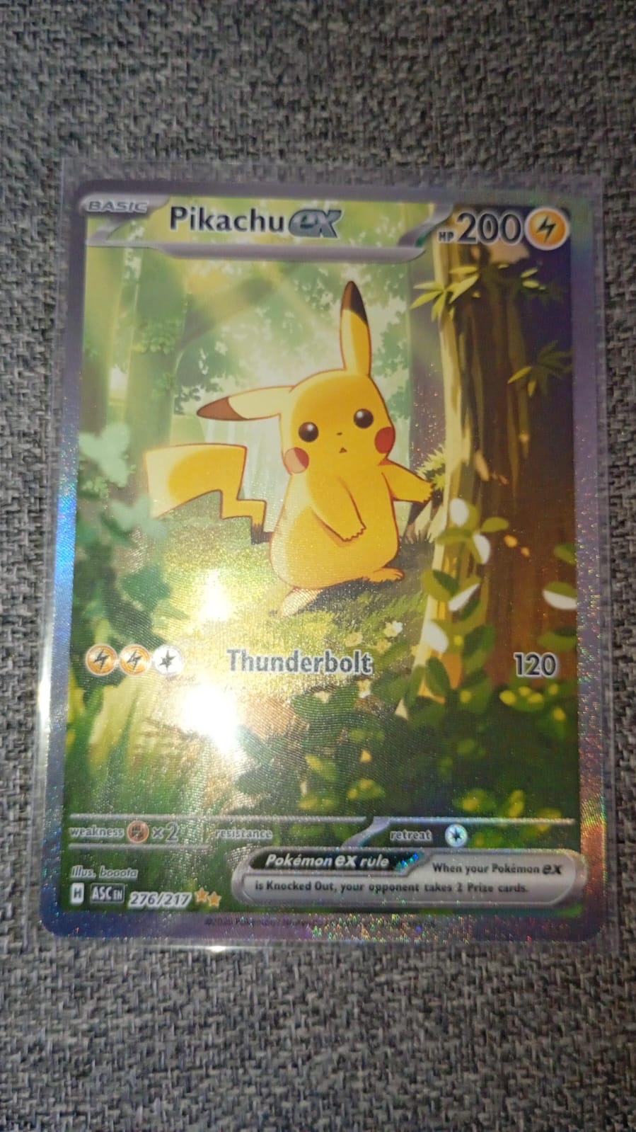 Pikachu ex 276/217 SIR Treekachu | Ascended Heroes Pokémon TCG 8 Pikachu ex 276/217 SIR Treekachu | Ascended Heroes Pokémon TCG - Imagen 8