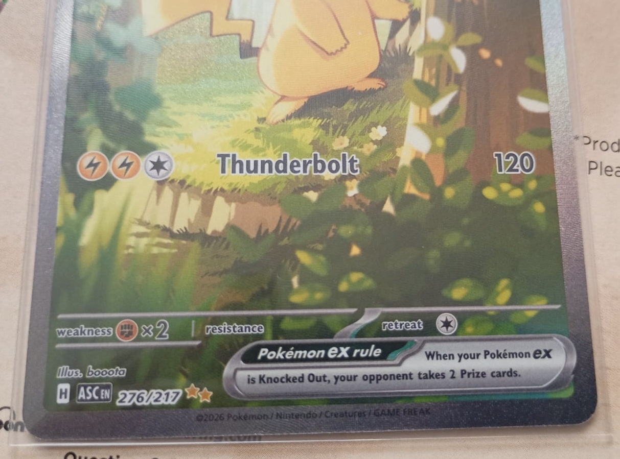 Pikachu ex 276/217 SIR Treekachu | Ascended Heroes Pokémon TCG 7 Pikachu ex 276/217 SIR Treekachu | Ascended Heroes Pokémon TCG - Imagen 7