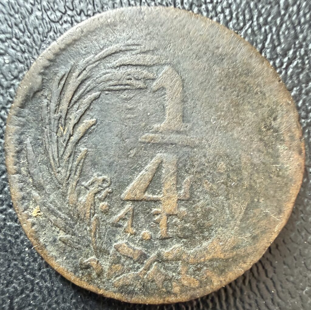 Inicio TodoPrecio.com 4 1/4 Real 1835 Mo Cuartilla – República Mexicana