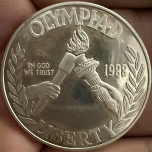 1 Dólar 1988 Juegos Olímpicos Plata 900 | USA