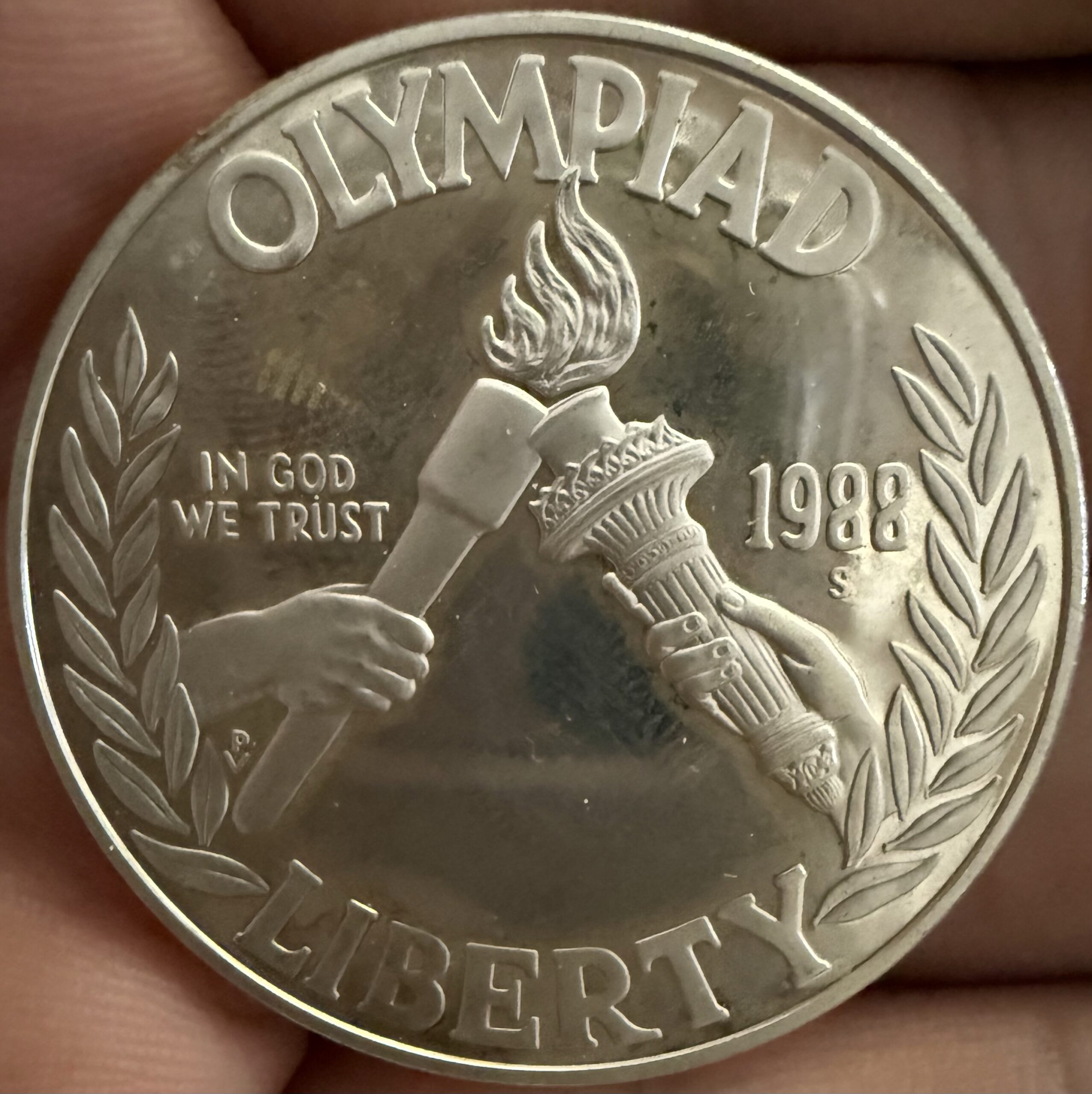 1 Dólar 1988 Juegos Olímpicos Plata 900 | USA 1 1 Dólar 1988 Juegos Olímpicos Plata 900 | USA