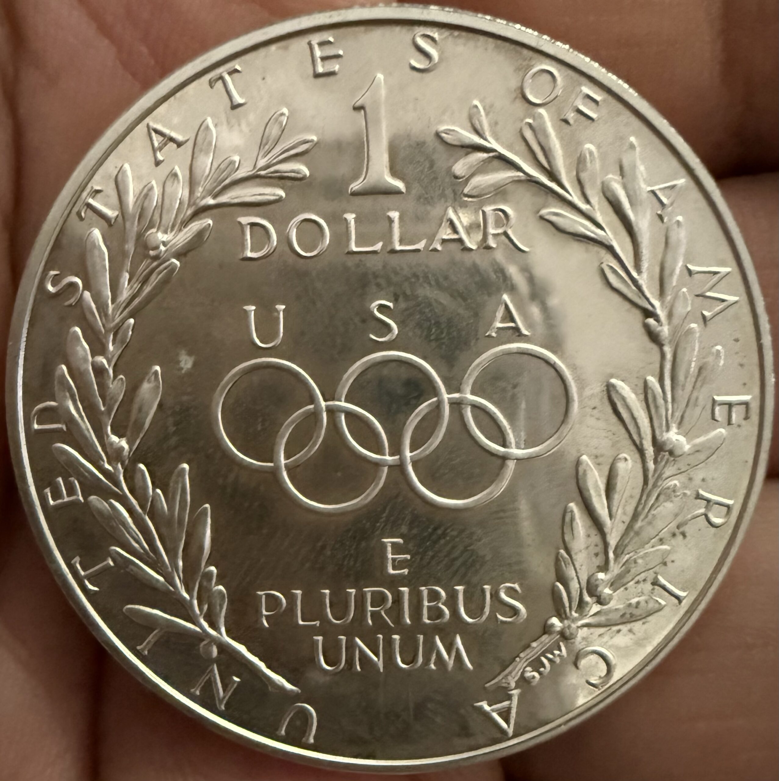 1 Dólar 1988 Juegos Olímpicos Plata 900 | USA 2 1 Dólar 1988 Juegos Olímpicos Plata 900 | USA - Imagen 2