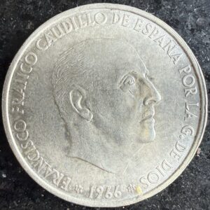 100 Pesetas 1966 Plata 800 | España