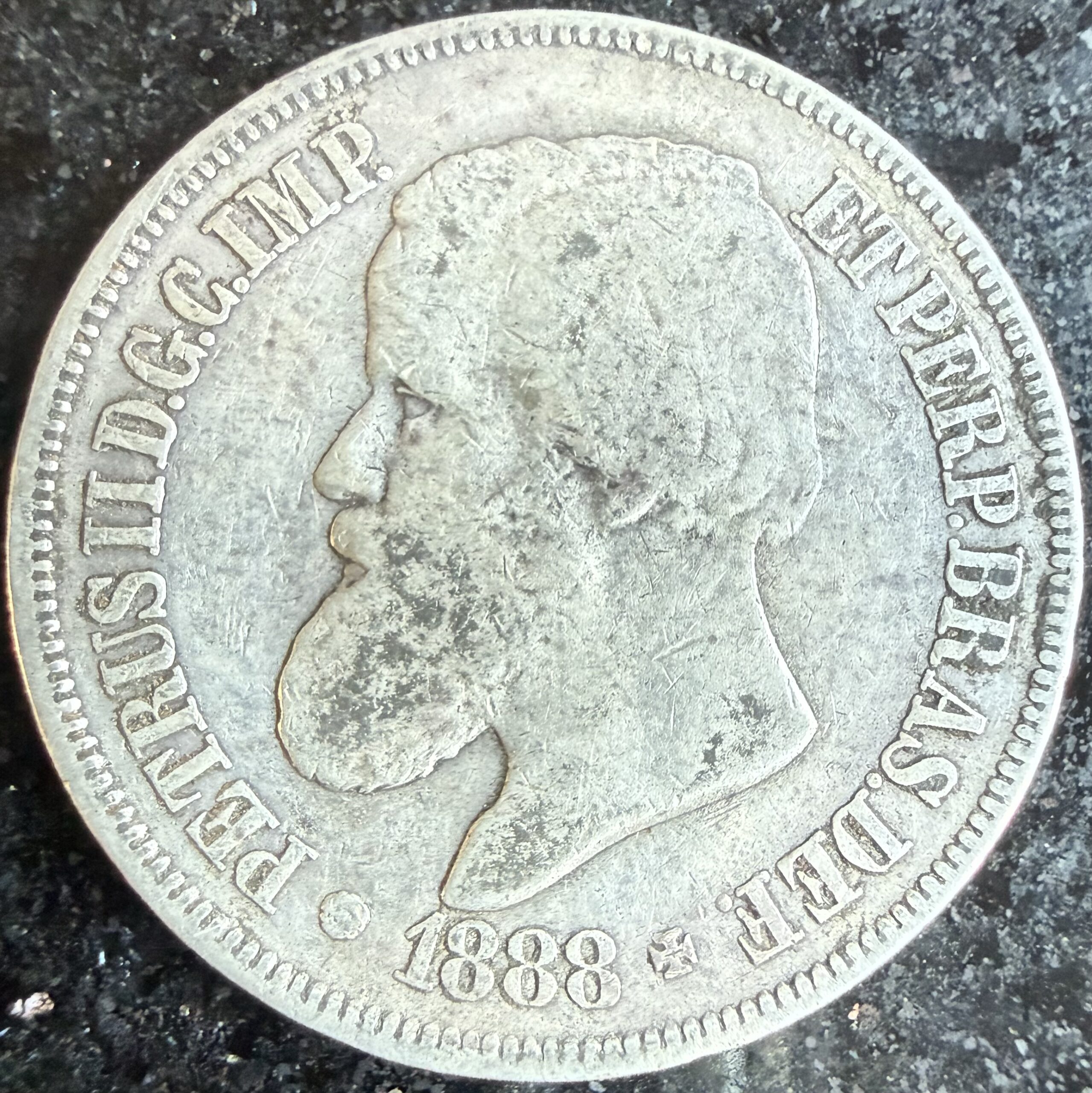 500 Réis 1888 Plata 0.917 | Brasil 2 500 Réis 1888 Plata 0.917 | Brasil - Imagen 2