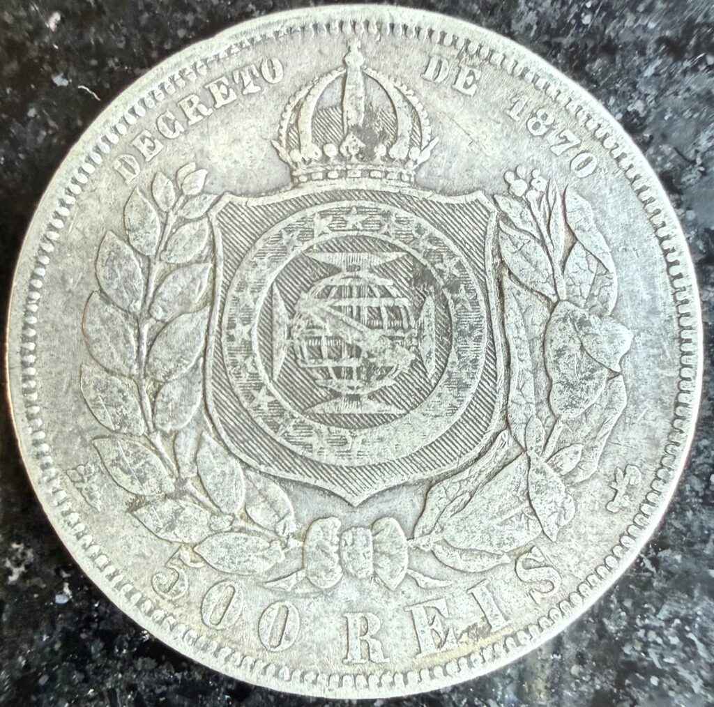 Inicio TodoPrecio.com 10 500 Réis 1888 Plata 0.917 | Brasil
