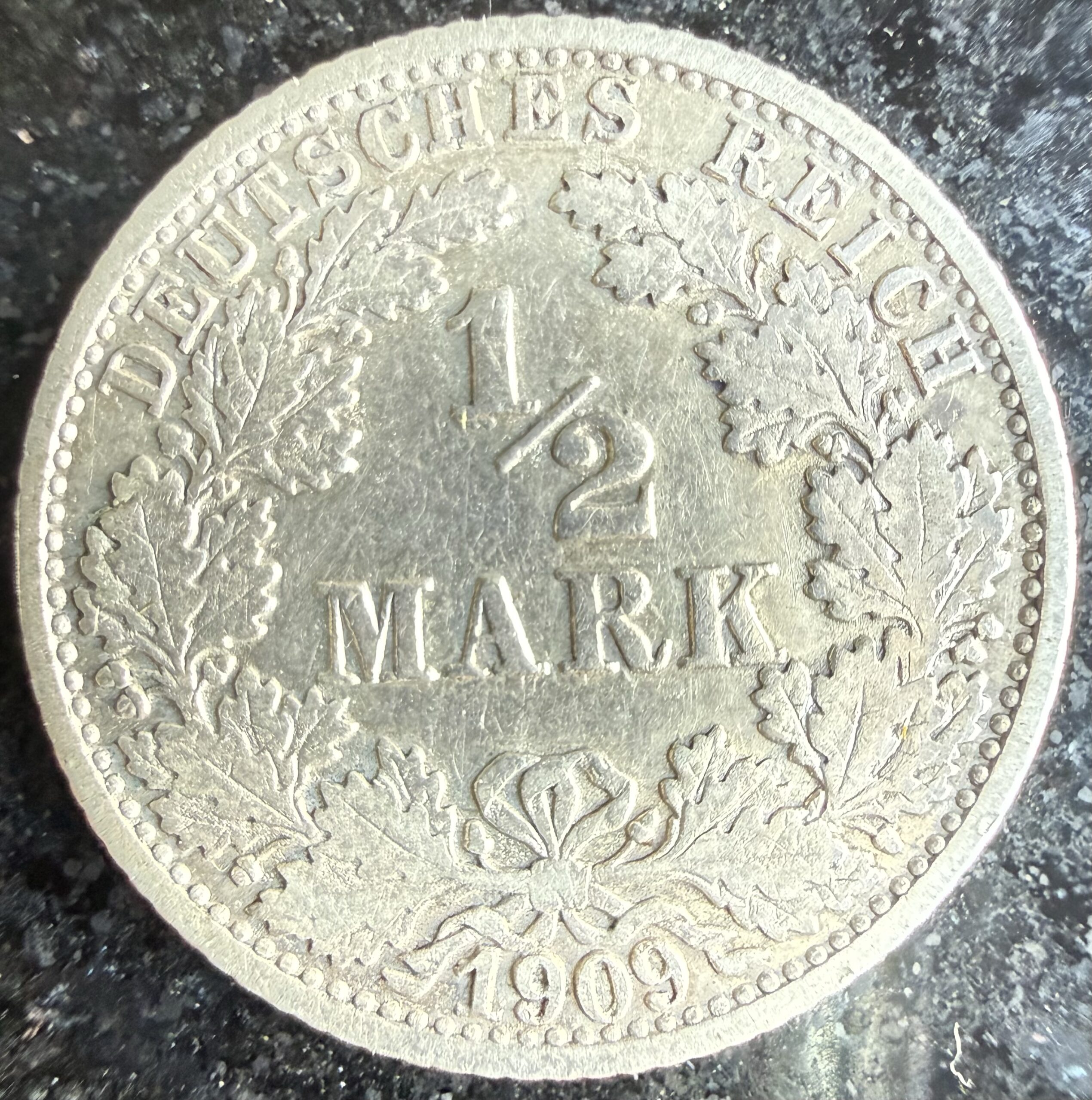 ½ Marco 1909-F Plata .900 | Alemania 2 ½ Marco 1909-F Plata .900 | Alemania - Imagen 2