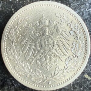 ½ Marco 1909-F Plata .900 | Alemania