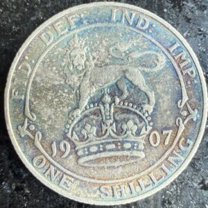1 Chelín 1907 · Eduardo VII · Plata .925 KM #800 | Reino Unido