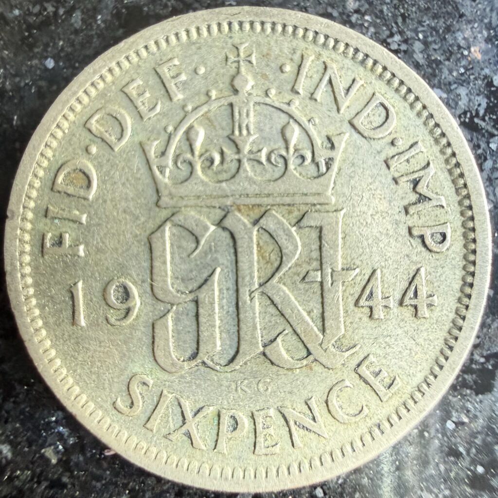 Inicio TodoPrecio.com 4 6 Peniques 1944 · Jorge VI · Plata .500 | Reino Unido