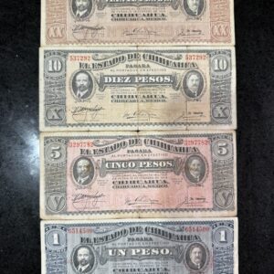 Serie Billetes Chihuahua 1914-1915 | Revolución Mexicana