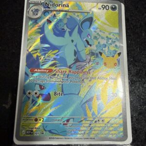 Nidorina 30th Celebrations Promo Illustration Rare Holo | Pokémon TCG