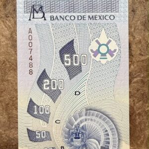 Billete Espécimen Banco de México 30 Aniversario 1969-1999 Fábrica de Billetes