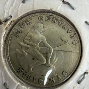 5 Centavos 1944 Segunda Guerra Mundial | Filipinas y USA