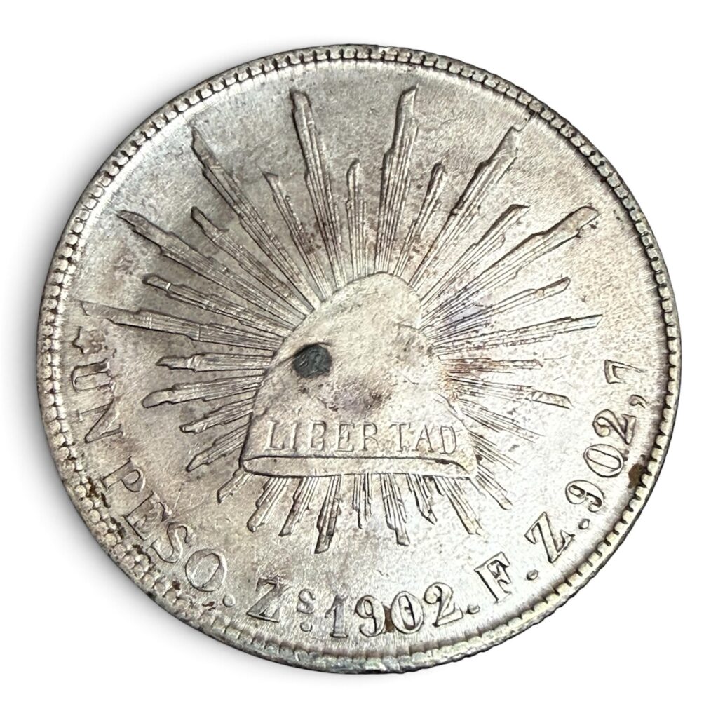 Inicio TodoPrecio.com 2 1 Peso 1902 Gorro Frigio Libertad | Plata .9027 Zacatecas Zs.