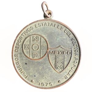 Medalla Antigua CNOP México 1975 | Juegos Deportivos Estatales | Comité Olímpico Méxicano
